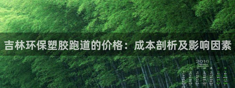 凯时k66娱乐登录：吉林环保塑胶跑道的价格：成本剖析