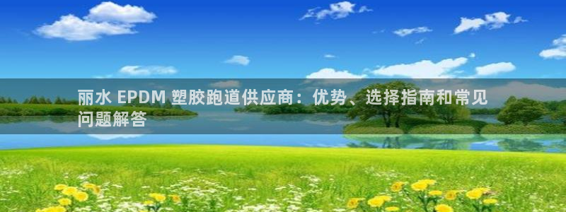 尊龙l1500：丽水 EPDM 塑胶跑道供应商：优势、选择指南和常见
问题解答